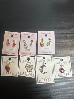 Lot of 10 Francesca’s & Harper Charms for bracelets - so cute!